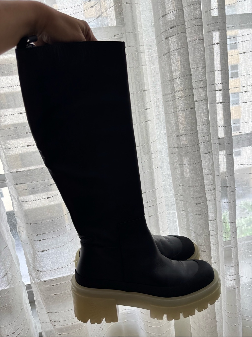 EQUITAIRE Cream Rubber Sole Boot